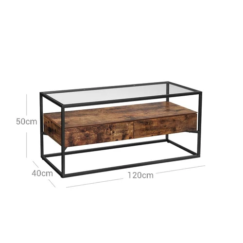 Lengvai surinkti VASAGLE televizoriaus stovas