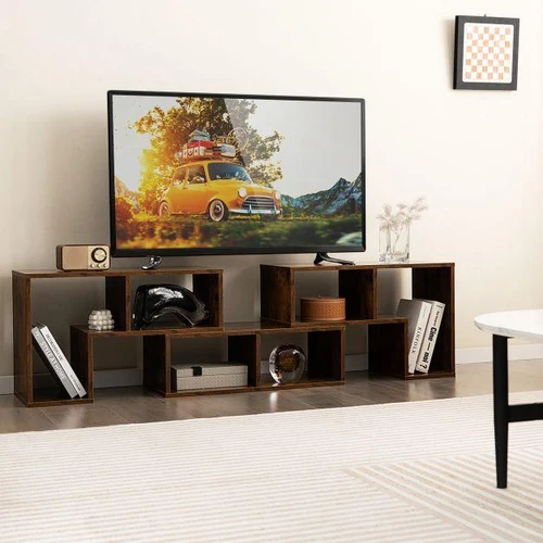 TV konsolė iki 65 su L lentynomis