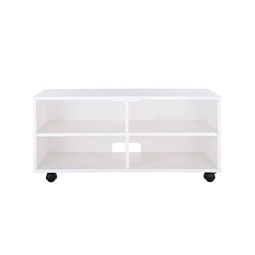 Tv spintelė su ratukais ir laisva erdve įrenginiams