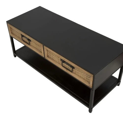 TV staliukas Hanoi, 2 stalčiai, įvairiaspalvis, 95 × 38 × 38 cm - TV spintelės