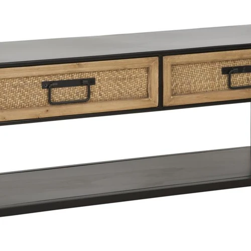 TV staliukas Hanoi, 2 stalčiai, įvairiaspalvis, 95 × 38 × 38 cm