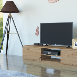 Reguliuojamas TV staliukas su ABS kraštų apdaila