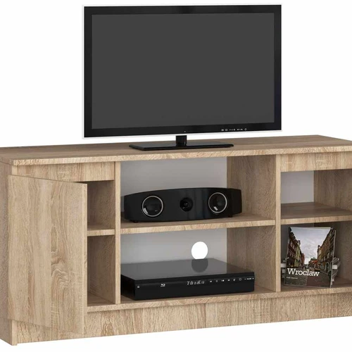 TV staliukas RTV K120, ąžuolo spalvos - TV spintelės