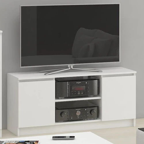 TV staliukas RTV K120, baltos spalvos - TV spintelės