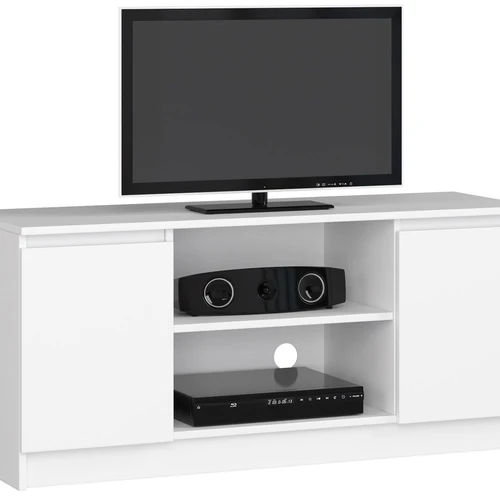 TV staliukas RTV K120, baltos spalvos