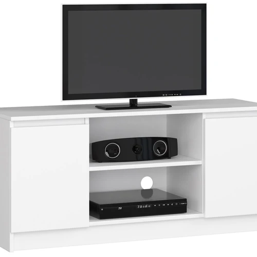 TV staliukas RTV K120, baltos spalvos