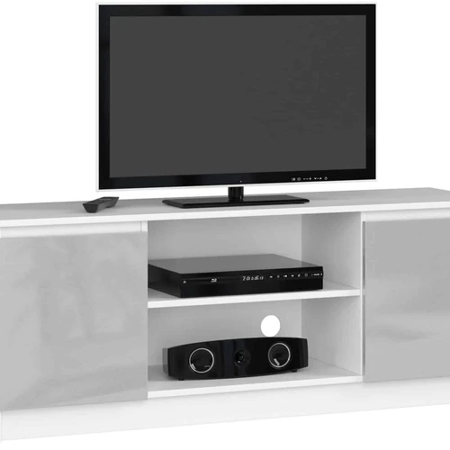 TV staliukas RTV K120, baltos/šviesiai pilkos spalvos