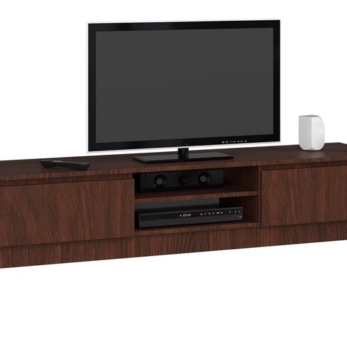 TV staliukas RTV K120, tamsiai rudos spalvos