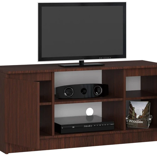 Praktiška TV komoda su daug vietos įrenginiams