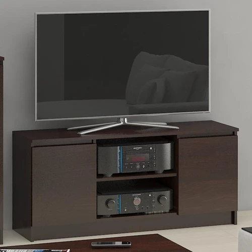 TV staliukas RTV K120, tamsiai rudos spalvos - TV spintelės