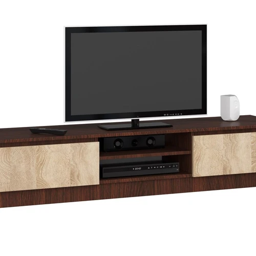 TV staliukas RTV K120, tamsiai rudos/ąžuolo spalvos