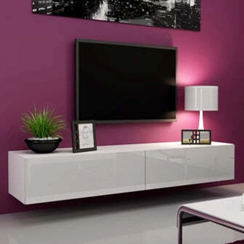 Moderni spinta su blizgiu MDF priekiu ir patvaria konstrukcija