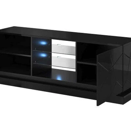 Erdvi spinta su tylaus uždarymo vyriais ir LED apšvietimu