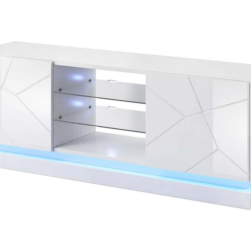 Kompaktiška spinta su LED apšvietimu ir tylaus uždarymo sistema