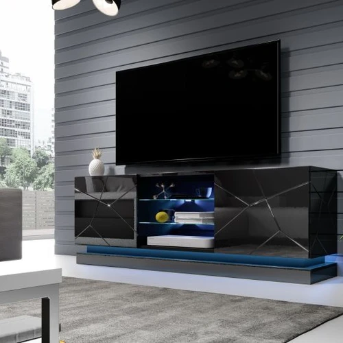 Blizganti folijuota MDF spinta su moderniu dizainu