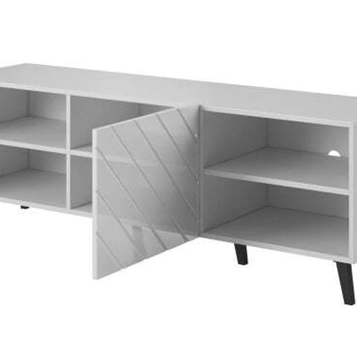 Spintelė su matiniu laminuotu korpusu ir MDF priekiais