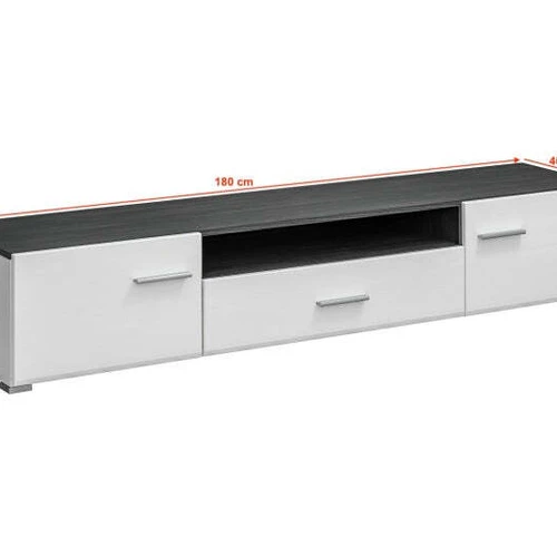 Stilinga spintelė su sidabrinėmis rankenomis ir rutuliniais bėgikais