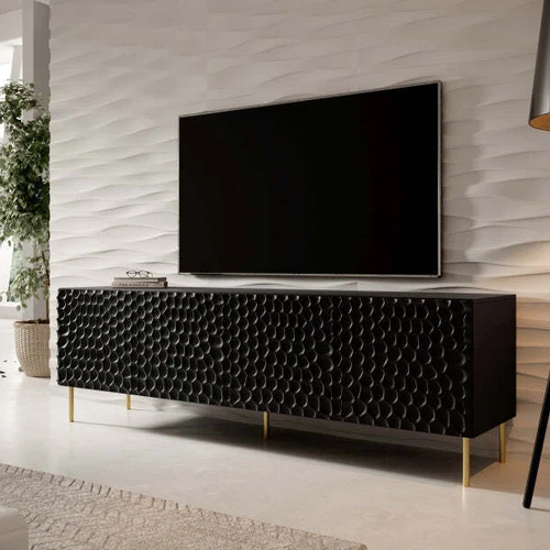 Moderni spinta su metalinėmis kojomis, matinė apdaila