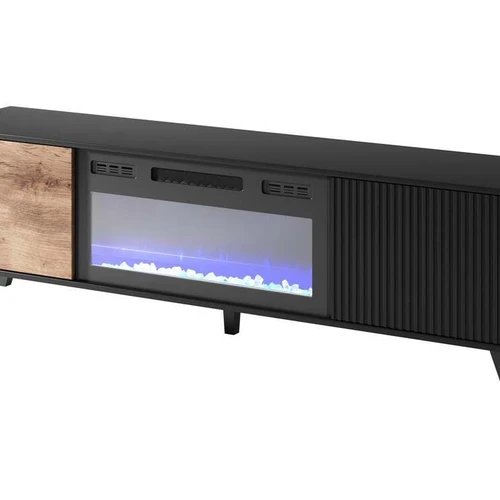 Ergonominis TV stovas su židiniu, laminuota MDF, 180/40/52 cm