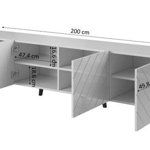 Ergonomiškas spintos korpusas su matine laminuota medžio drožlių plokštė