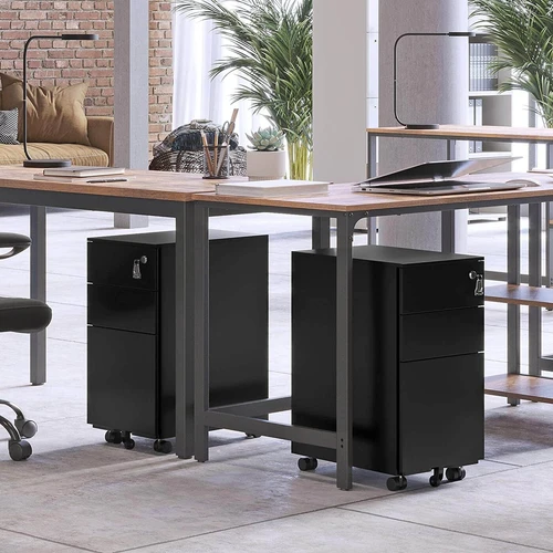 Praktiškas biuro konteineris su 360° ratais