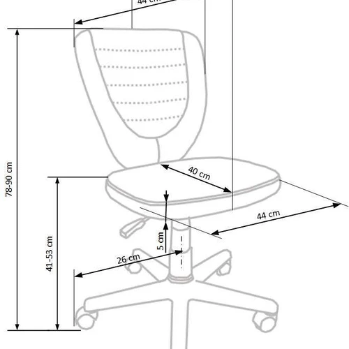 Patogi kėdė su reguliuojama aukščio funkcija
