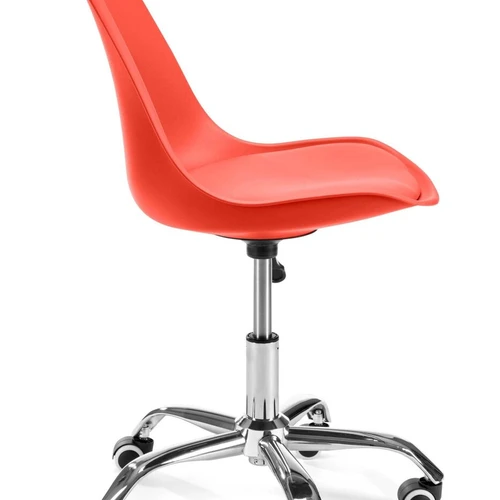 Oranžinė vaikiška kėdutė rašomajam stalui