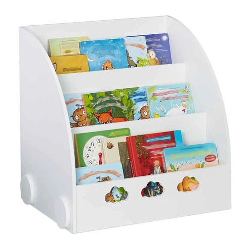 Vaikiška knygų lentyna Relaxdays, 58 × 60 × 45 cm - Lentynos