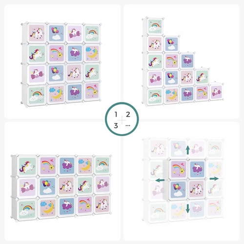 Patraukli vienaragio dizaino spinta vaikams