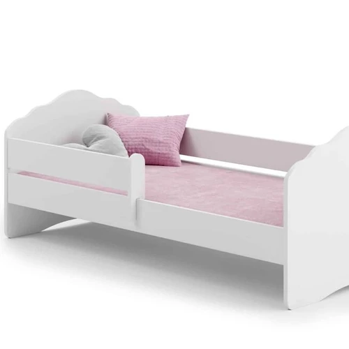 Vaikiška lova Fala su čiužiniu ir barjerine apsauga 144 cm x 78 cm x 65 cm