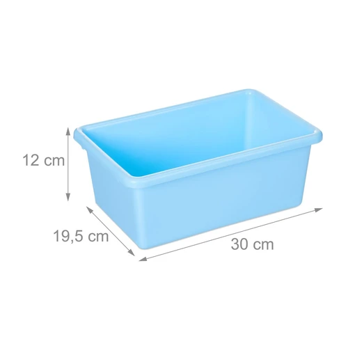 Vaikiška žaislų lentyna Relaxdays, 9 plastikinės dėžės, 65 × 67 × 31,5 cm - Lentynos