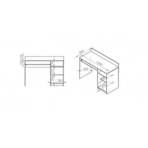 Praktiškas rašomasis stalas AIQ AQ11 – ideali darbo vieta