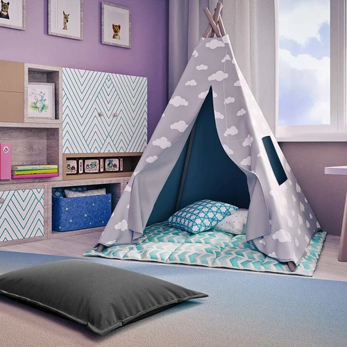 Patogi ir lengva vaikiška kėdutė penkių spalvų