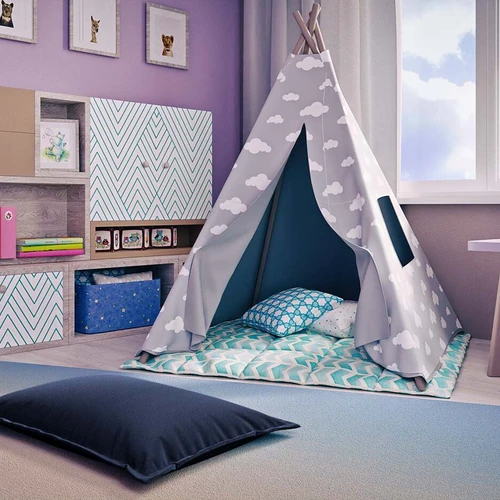 Lengvas ir patogus EL6634 sėdmaišis su pagalvėlės dizainu