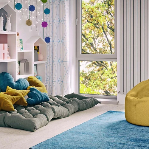 Vaikiška kėdutė su EPS putplasčio užpildu ir kokybišku užvalkalu