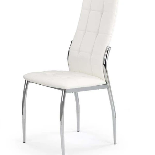 Stylingas kėdės su chromo plienu ir eko oda