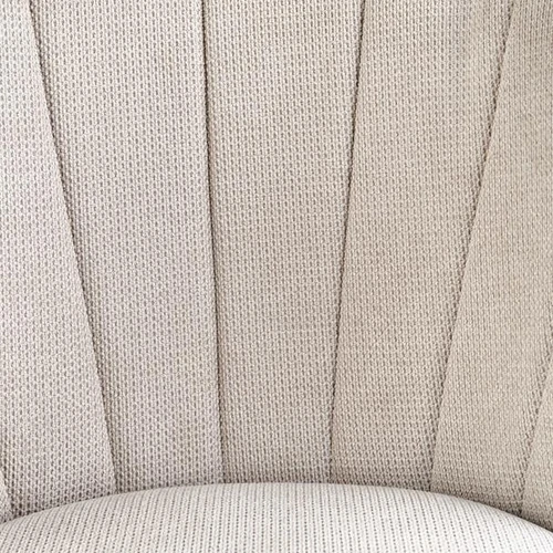 Ergonominė smėlio spalvos kėdė su audinio sėdynė