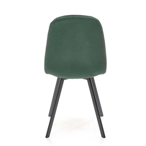 Aksominė tamsiai žalia pagalvė su plieniniu pagrindu – puikus akcentas interjere