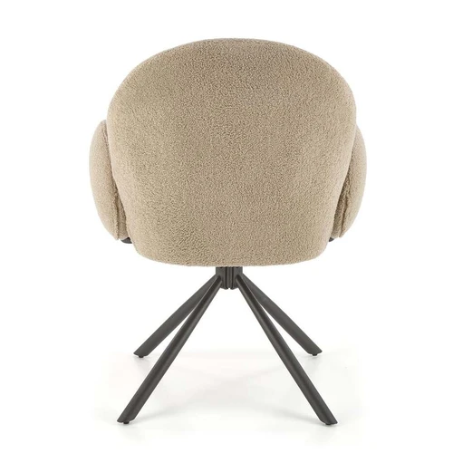 Smėlio spalvos kėdės su moderniu dizainu ir patogumu