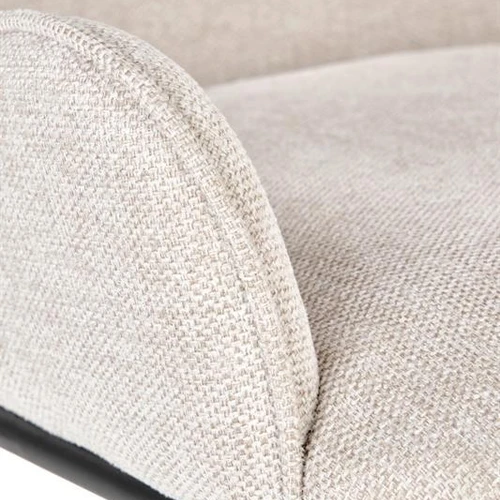 Ergonomiška sofos lova su audinio ir plieno kombinacija