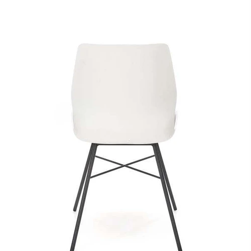 Modernios kėdės su miltelinio plieno karkasu ir polipropileno apvalkalu