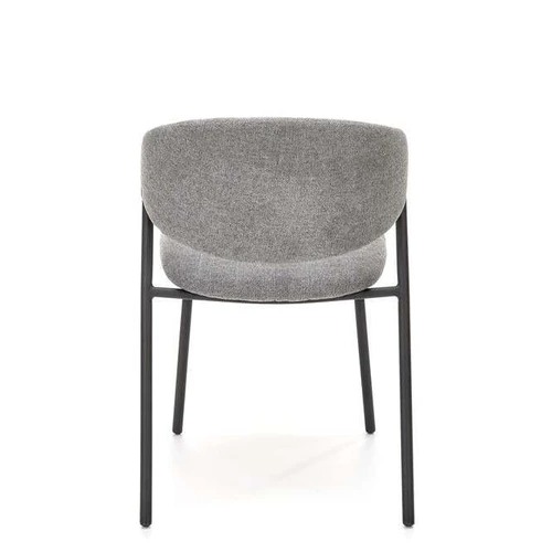 Šiuolaikinė pilka lova su miltelinio plieno karkasu