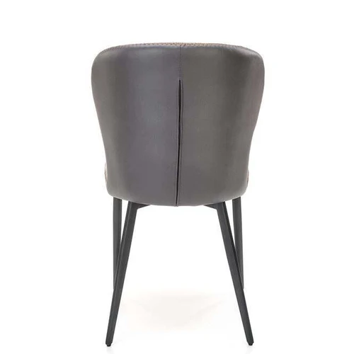 Moderni sofos lova su milteliniu plienu ir tamsiai pilka spalva