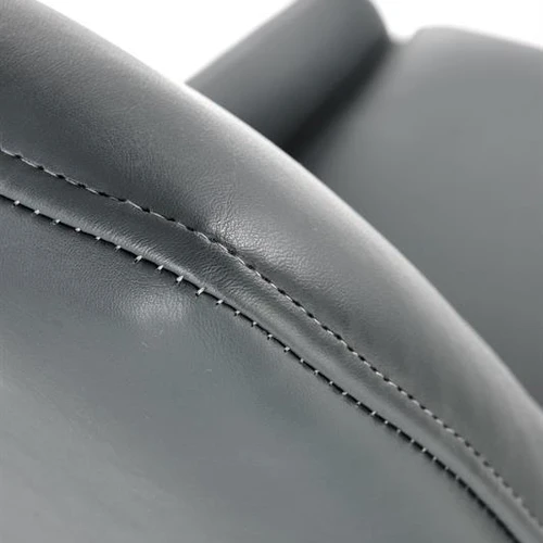 Ergonominė sofos lova su eko oda ir tamsiai pilku plienu