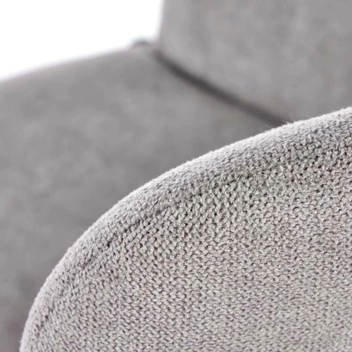 Moderni pilka sofos lova su milteliniu plienu ir minkštu audiniu