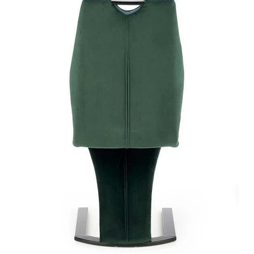 Ergonominė sofos lova tamsiai žalia aksominė