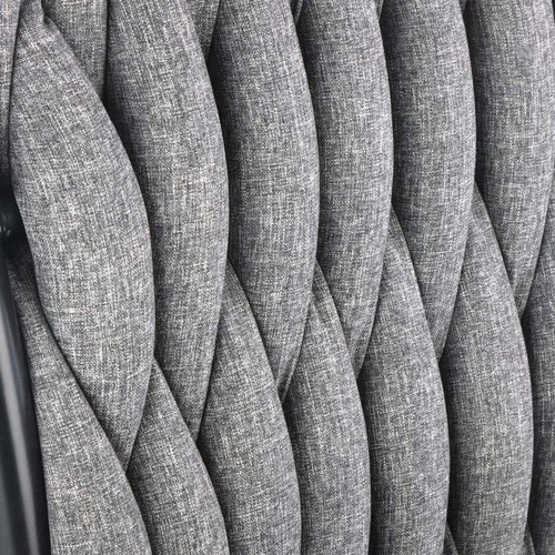 Kompaktiška pilka sofos lova 48/55/94/48 cm su minkšta apdaila