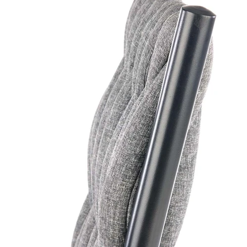 Šiuolaikinė pilka sofos lova su milteliniu plienu ir minkštu audiniu