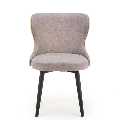 Šiuolaikiška sofos lova iš lenktos faneros ir miltelinio plieno