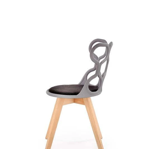 Stilinga sofos pagalvė balta ir pilka spalvomis